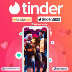 Nâng Cấp Tinder Gold, Platinum Chính Chủ Giá Rẻ