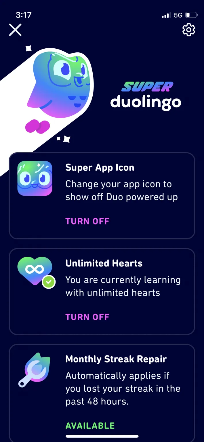 tai khoan duolingo super hoc ngoai ngu